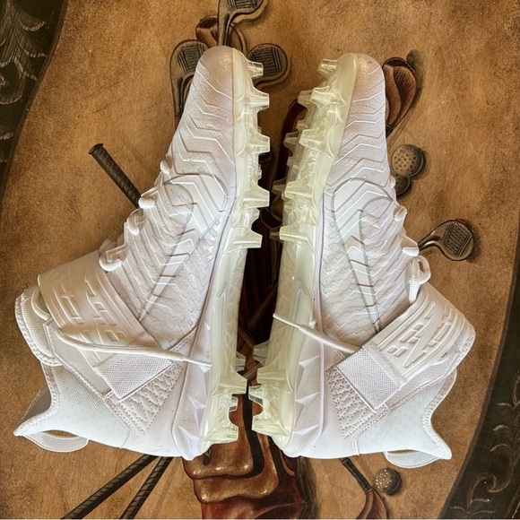 Nike Other - Nike Alpha Menace Pro 2 Mid White Football cleats NEW 11.5